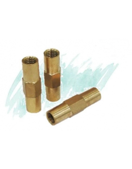 5/8" X 70MM COPPER HEXAGON COUPLING [INDIA]